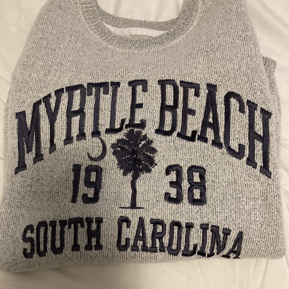 Grey myrtle beach sweatshirt Medium - Picture 2 of 3